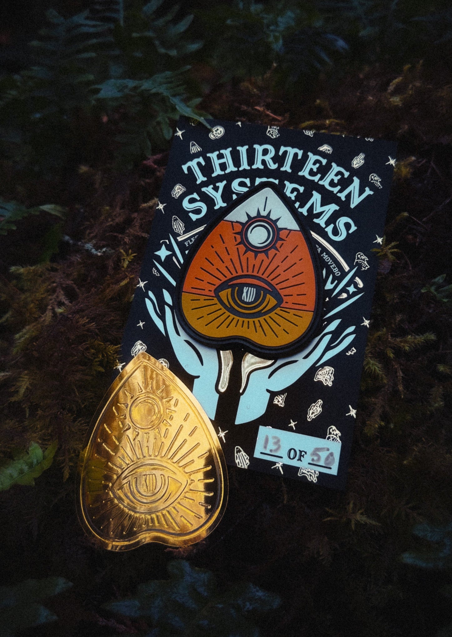 Trick 'r Treat Ouija Planchette PVC Patch - Candy Corn