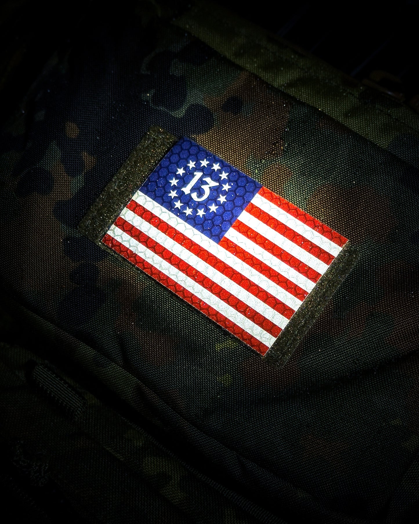 3x2 - Patriotic 13 Betsy Flag Patch