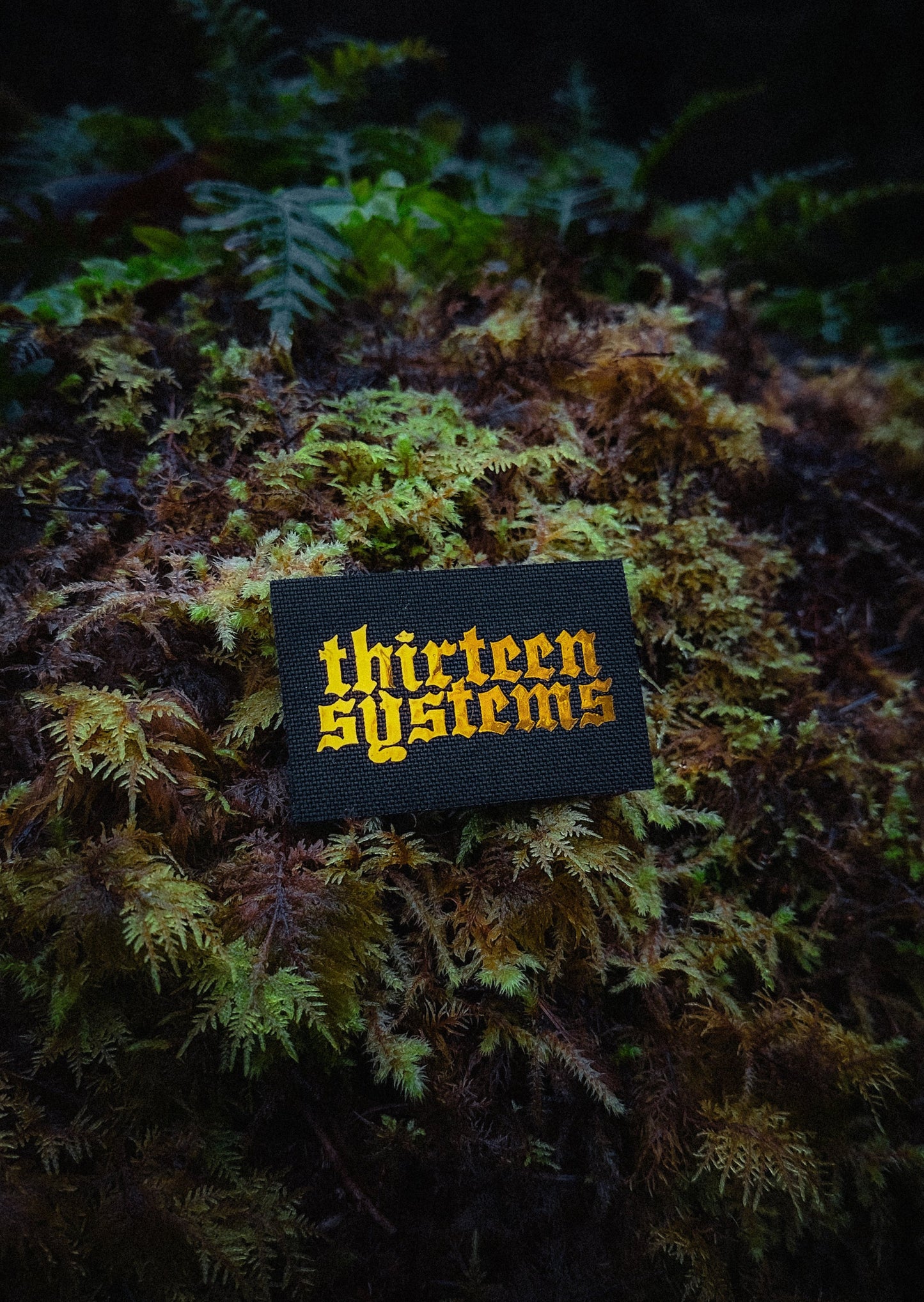 SHOT Show Exclusive Gold Thirtreen Systems Logo 3x2 Patch