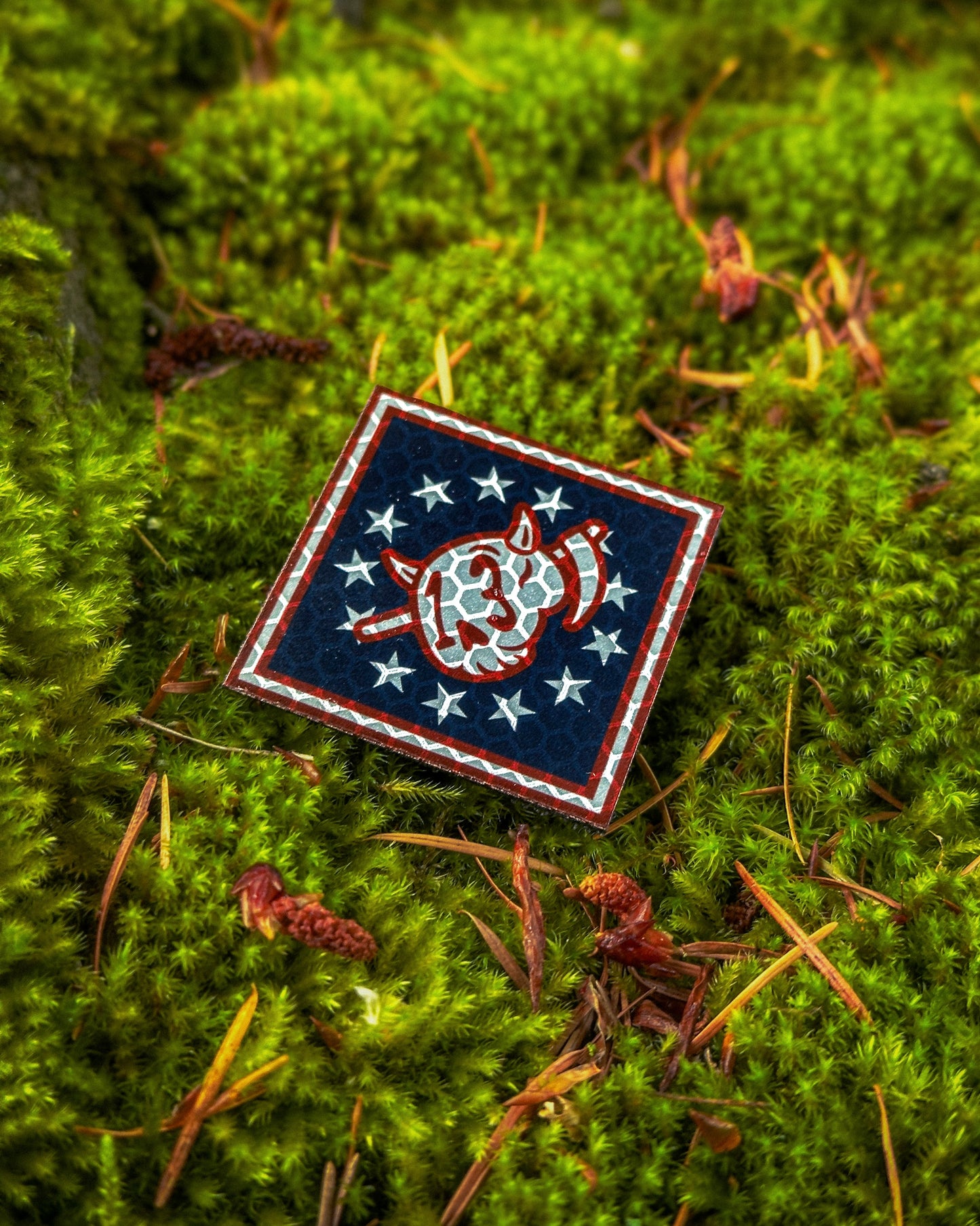 Patriotic Reaper Badge Patch