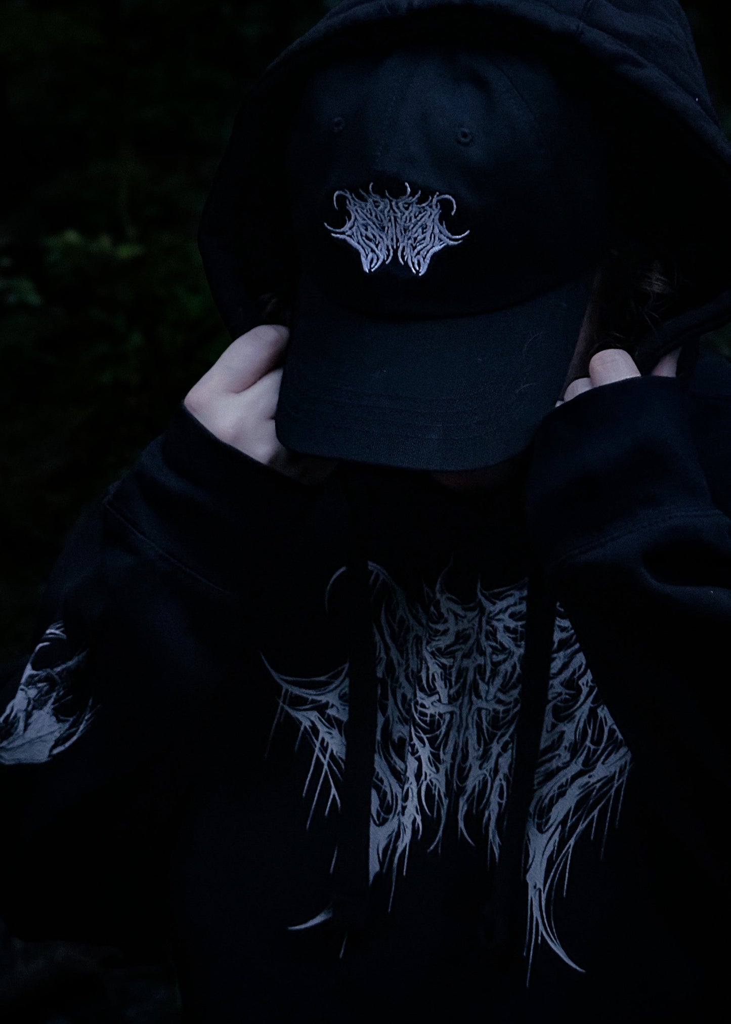 Thirteen Deathcore Hoodie - White