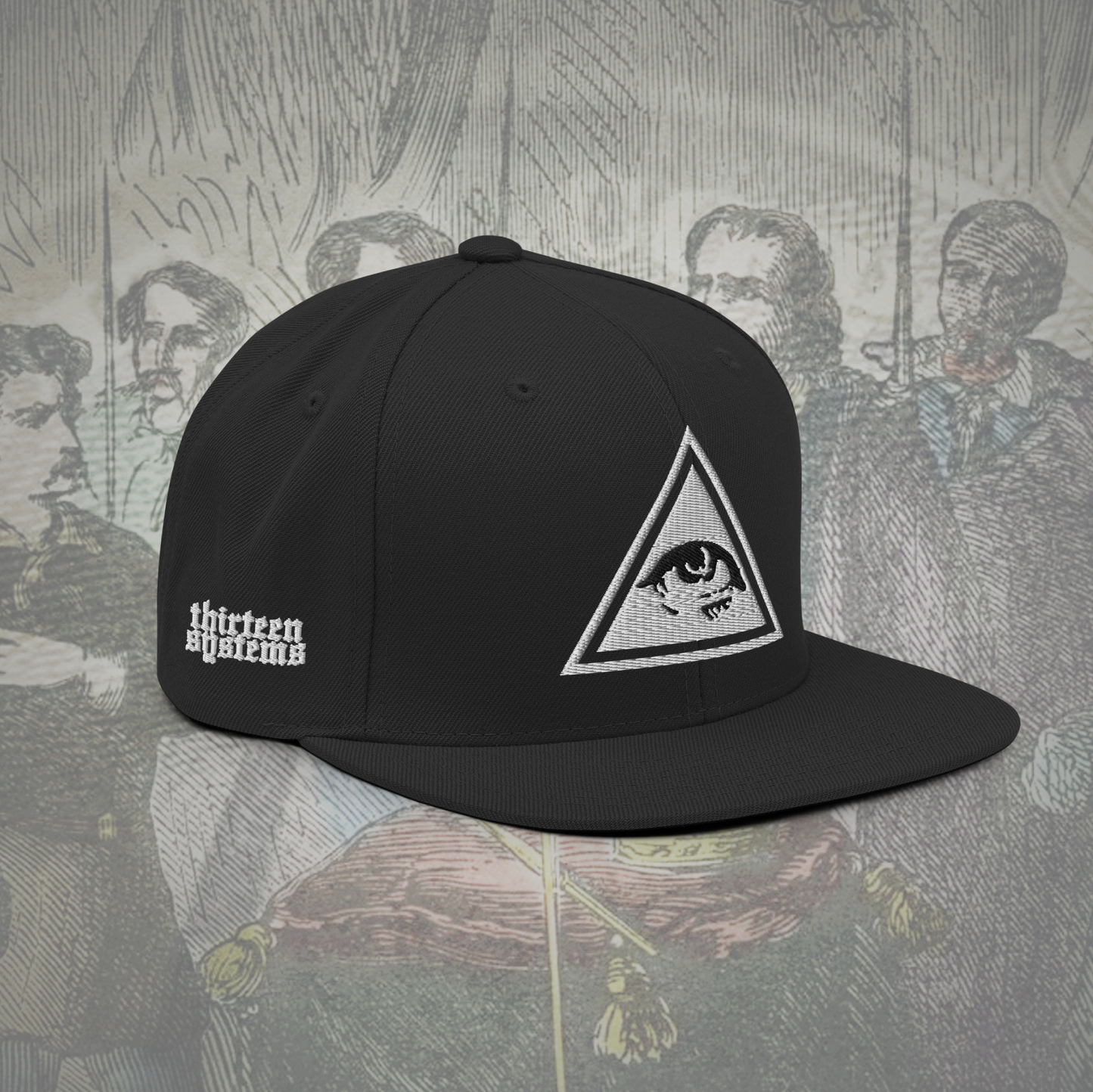 13 Illuminati Flatbill Snapback Hat