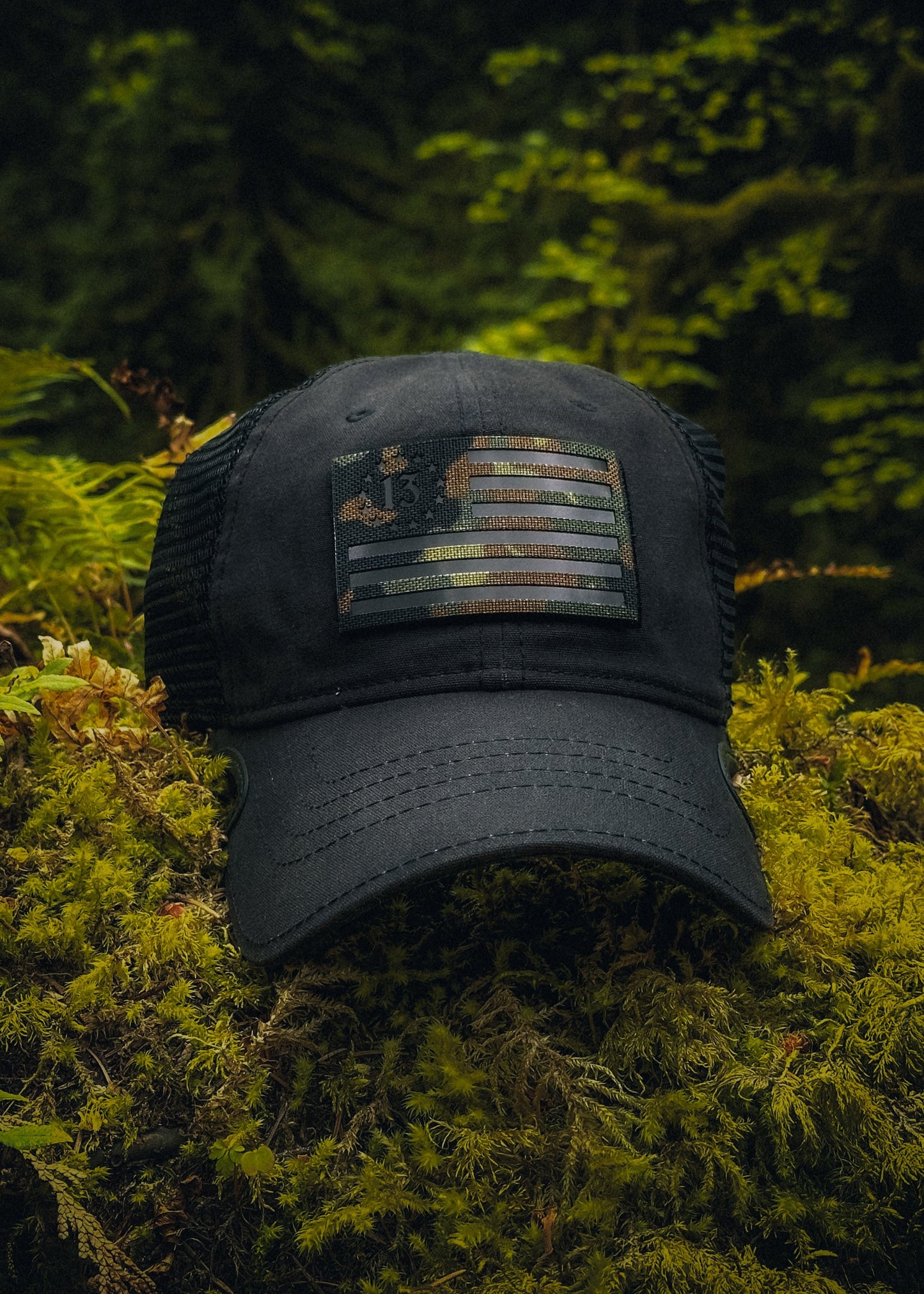 Thirteen Colonies Flag 3x2 Patch - Flecktarn/IR