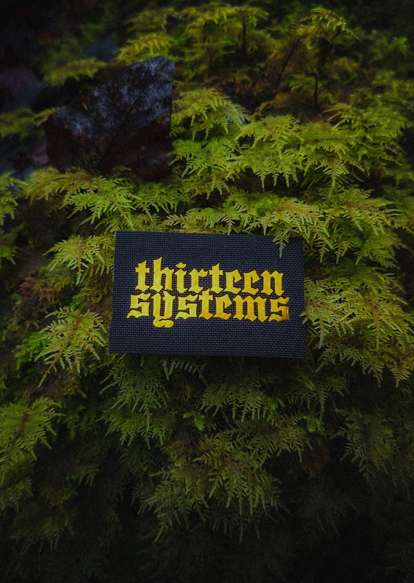 SHOT Show Exclusive Gold Thirtreen Systems Logo 3x2 Patch
