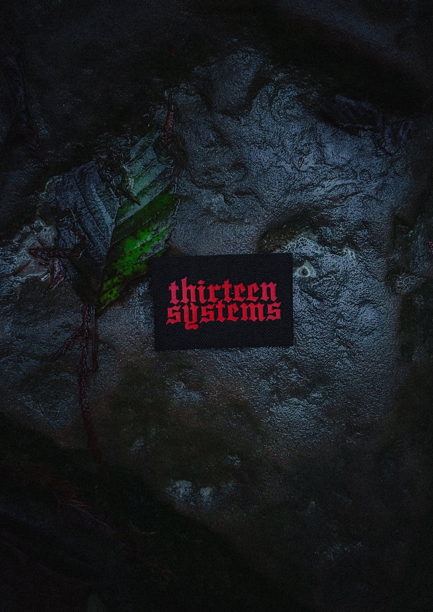 Cold Bloodshot Thirtreen Systems Logo 3x2 Patch