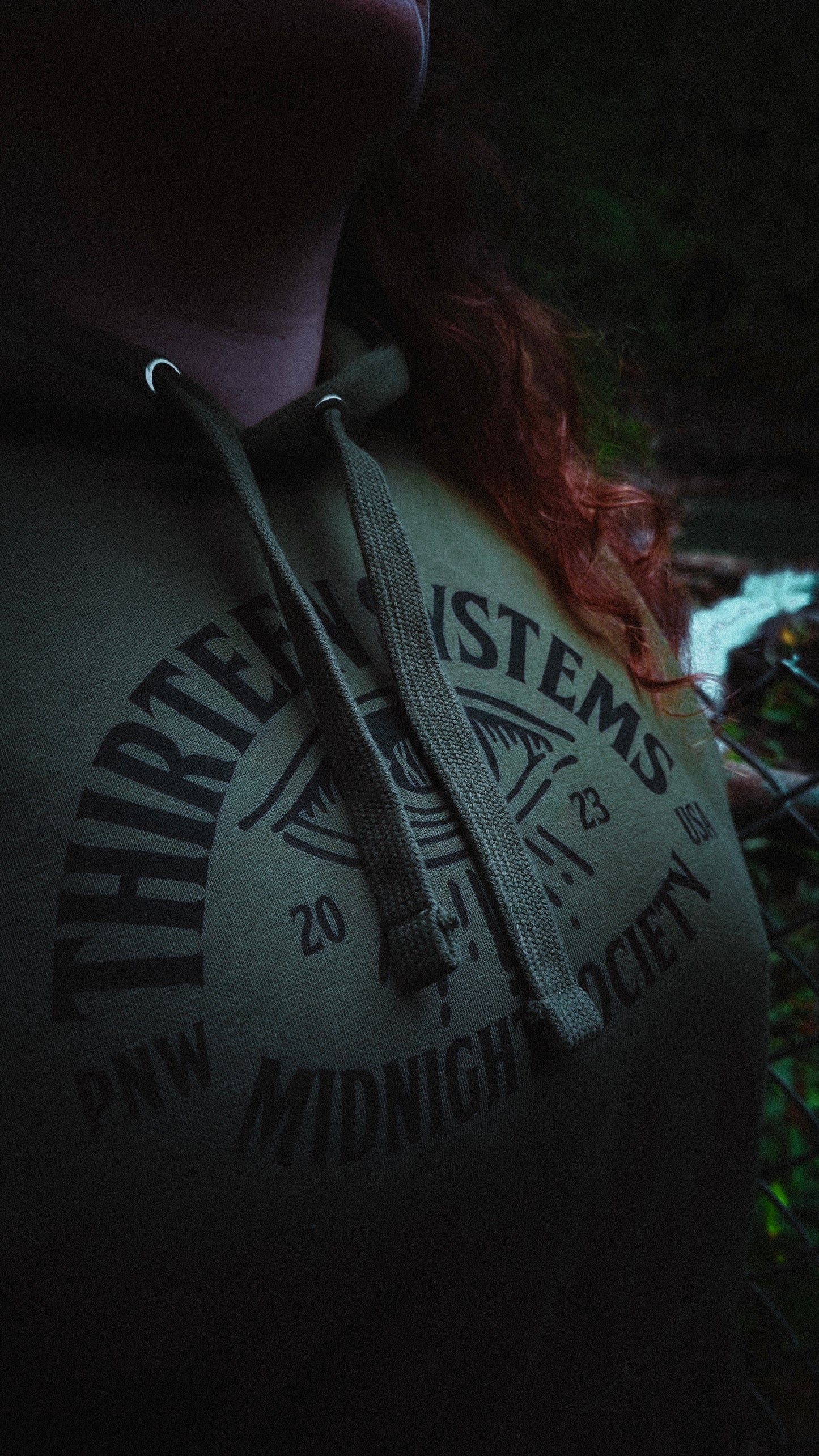 Midnight Society Hoodie - Military Green