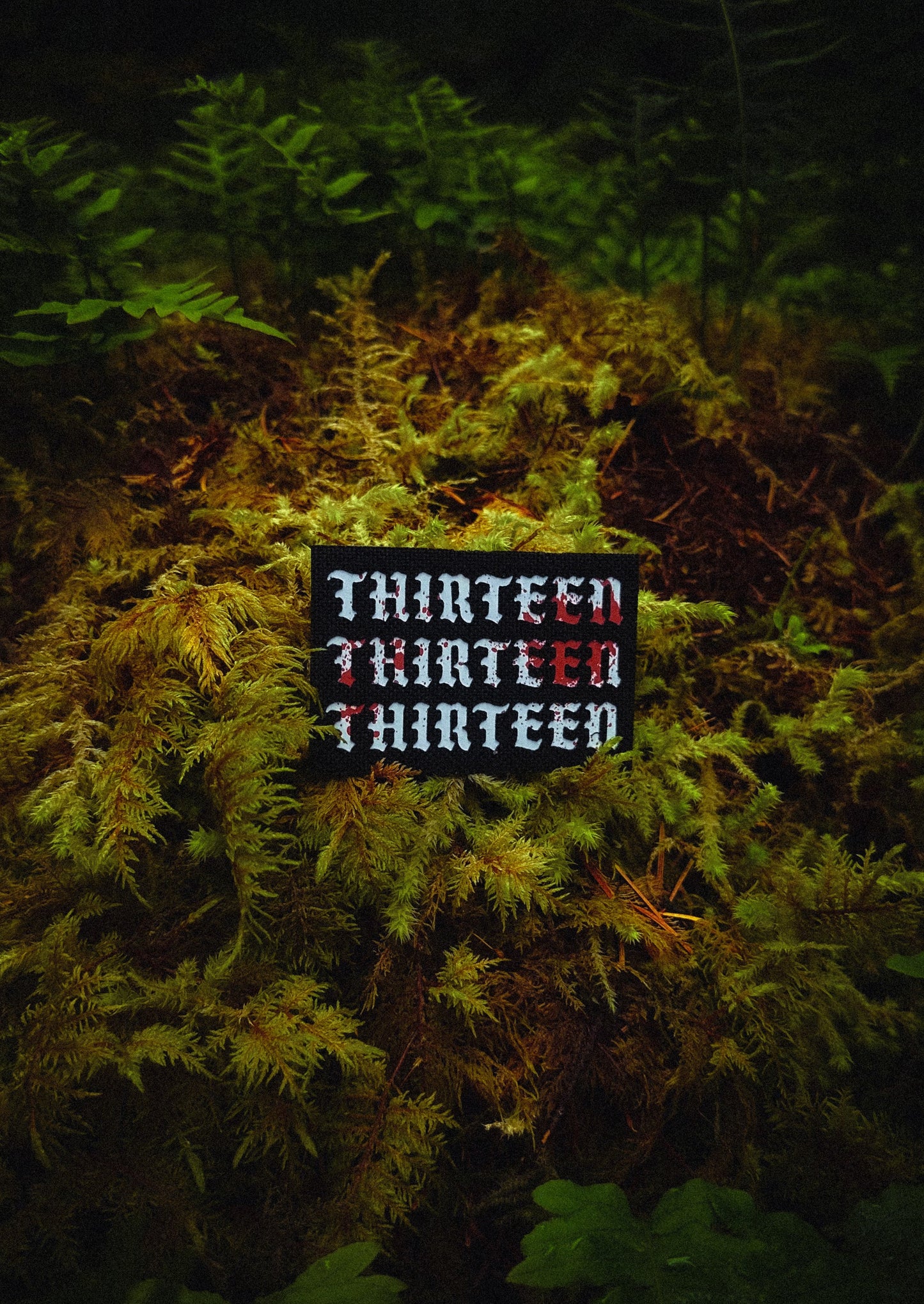Bloodsplatter Triple Thirteen 3x2 Patch