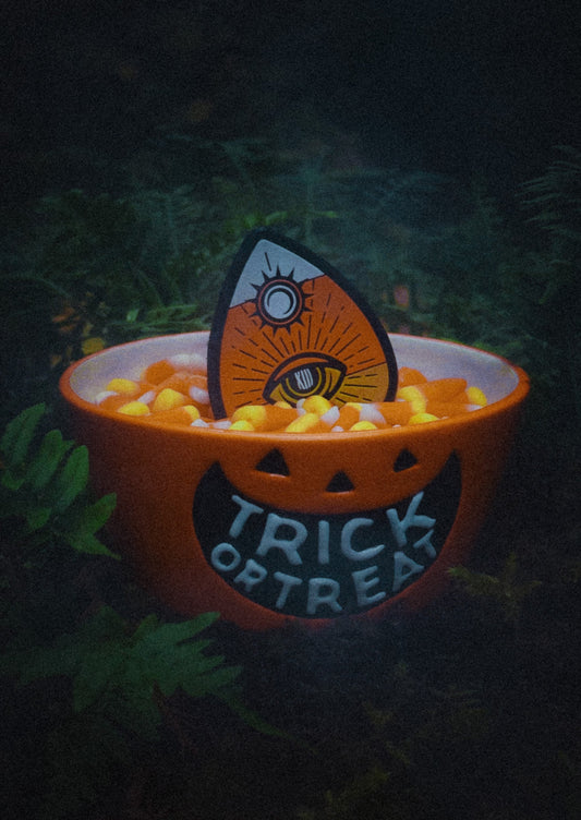 Trick 'r Treat Ouija Planchette PVC Patch - Candy Corn