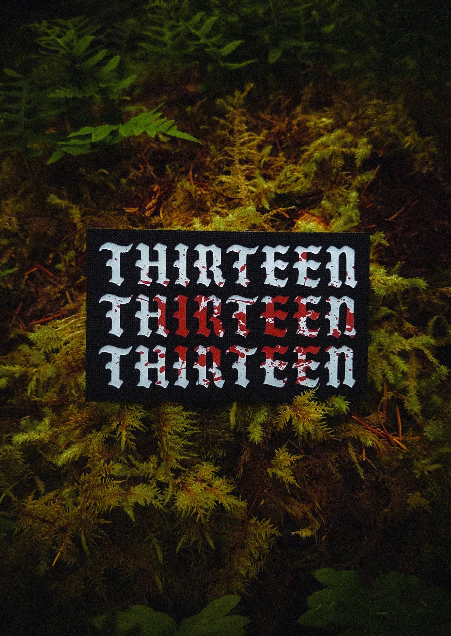 Bloodsplatter XL Triple Thirteen 5x3 Patch