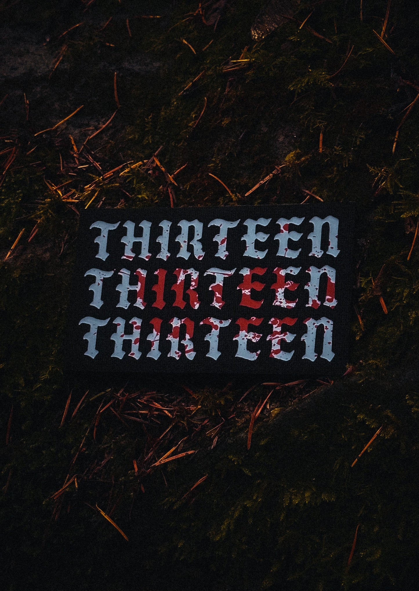 Bloodsplatter XL Triple Thirteen 5x3 Patch
