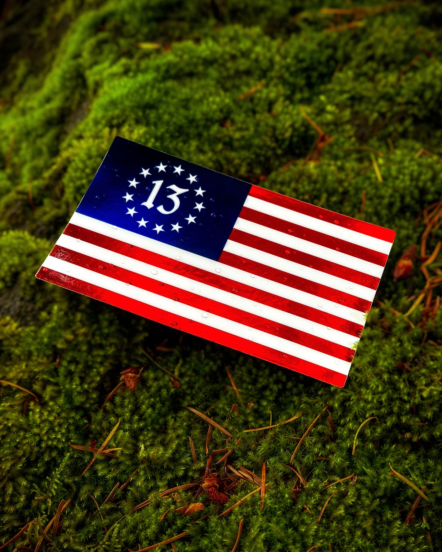 13 Betsy Flag Holographic Slap