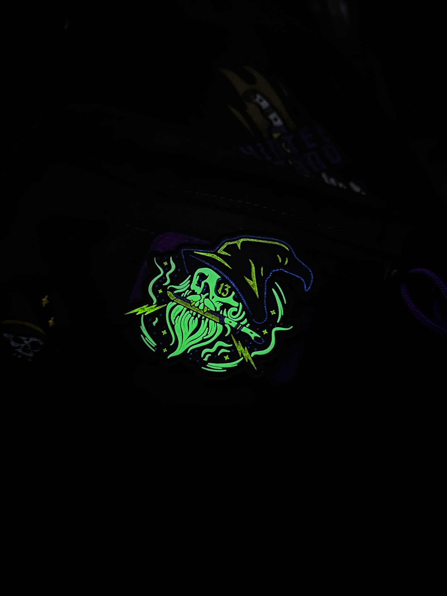 Warlord Entry - Thirteen Wizards Glow PVC Patch