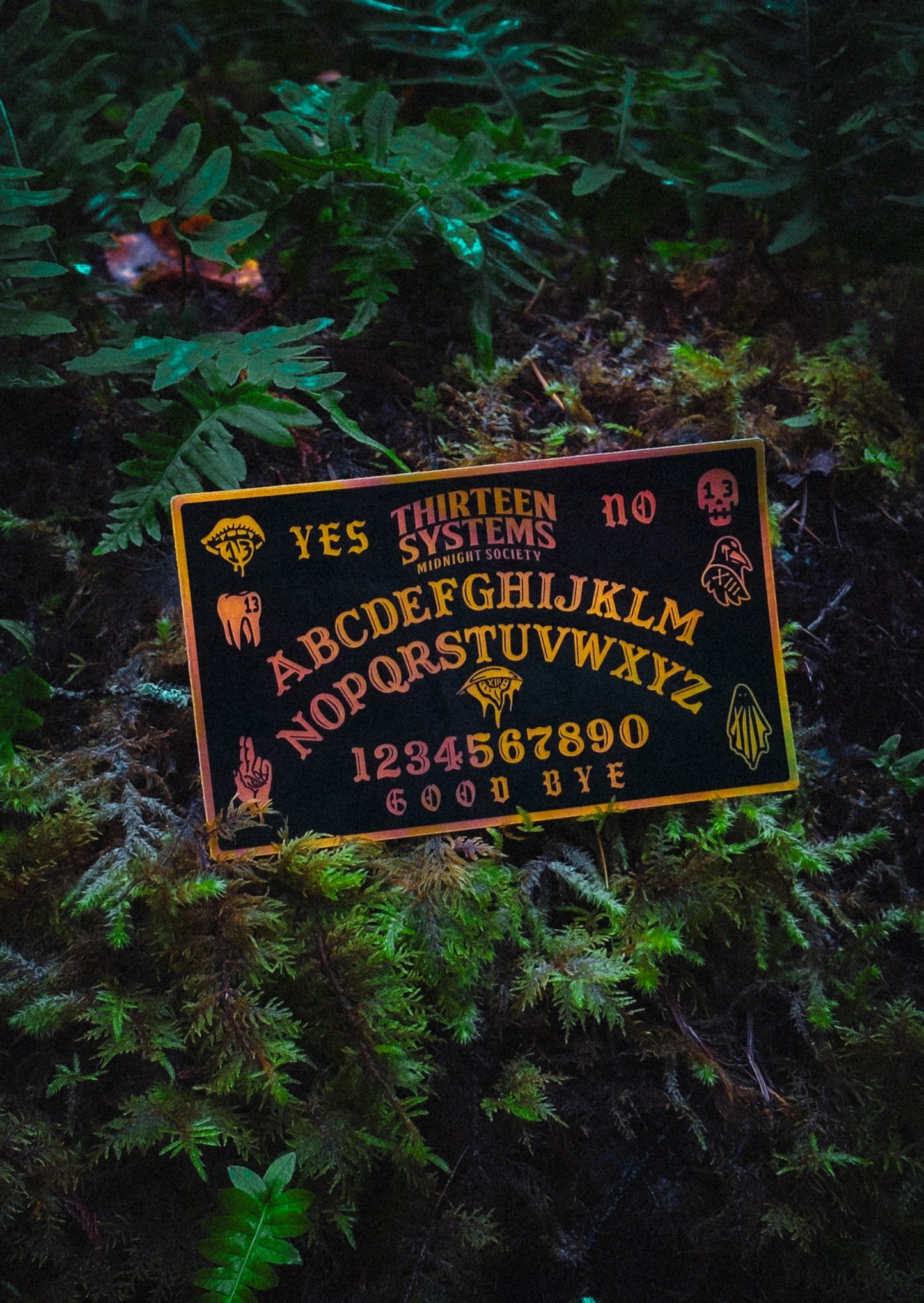 Ouija Board Holographic Slap - Black/Gold