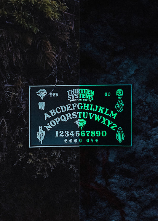 Ouija Board 5x3 PVC Patch - Glow in the Dark