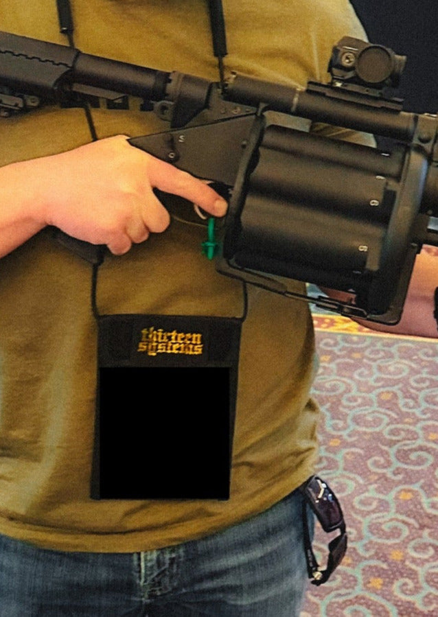 SHOT Show Exclusive Gold Thirtreen Systems Logo 3x2 Patch