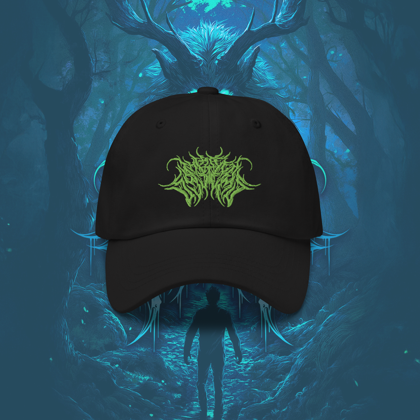 Deathcore Dad Hat - Toxic Green