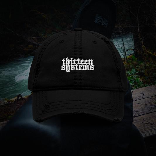 Thirteen Systems Distressed Dad Hat