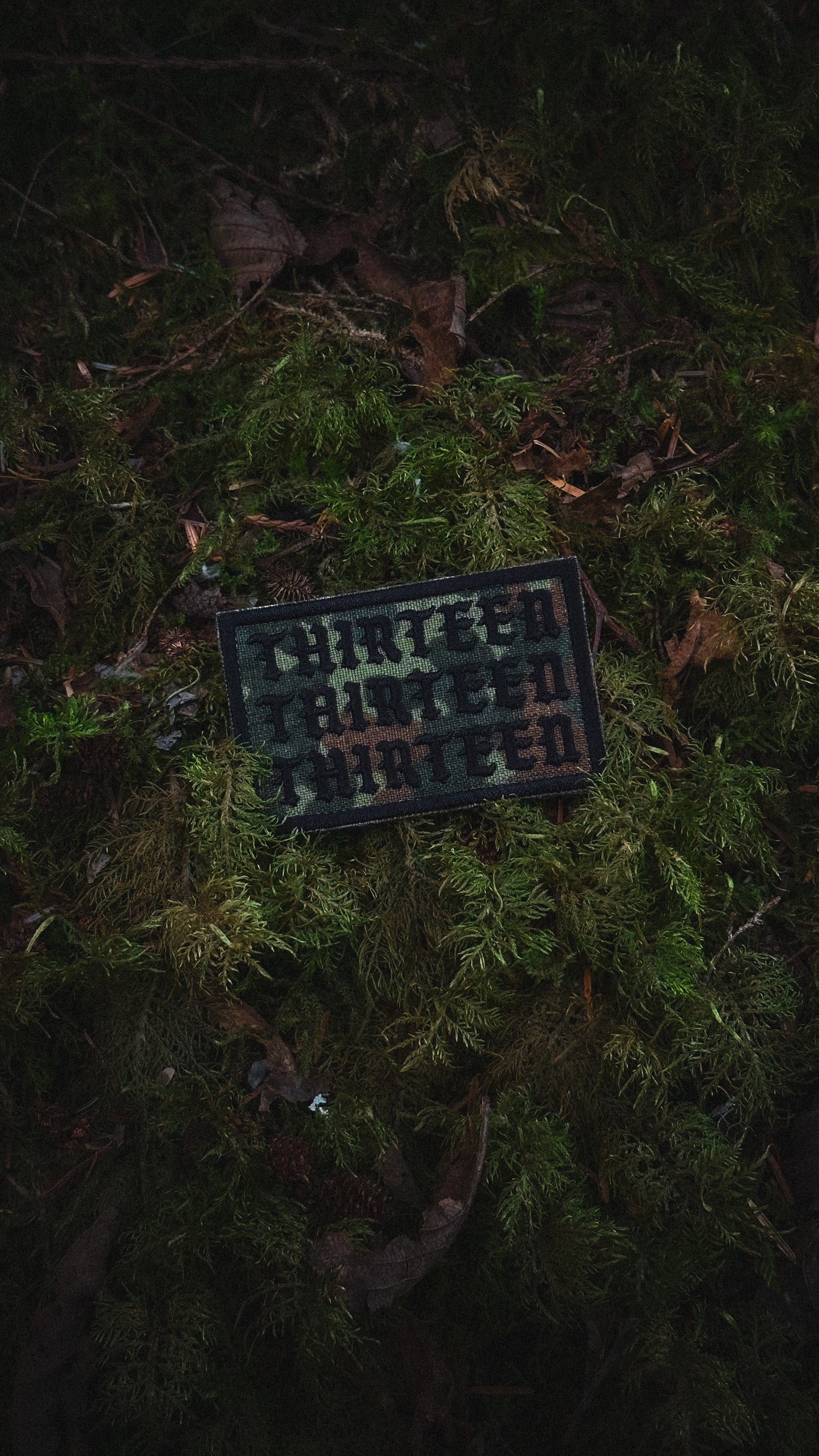 Embroidered Flecktarn Triple Thirteen 3x2 Patch