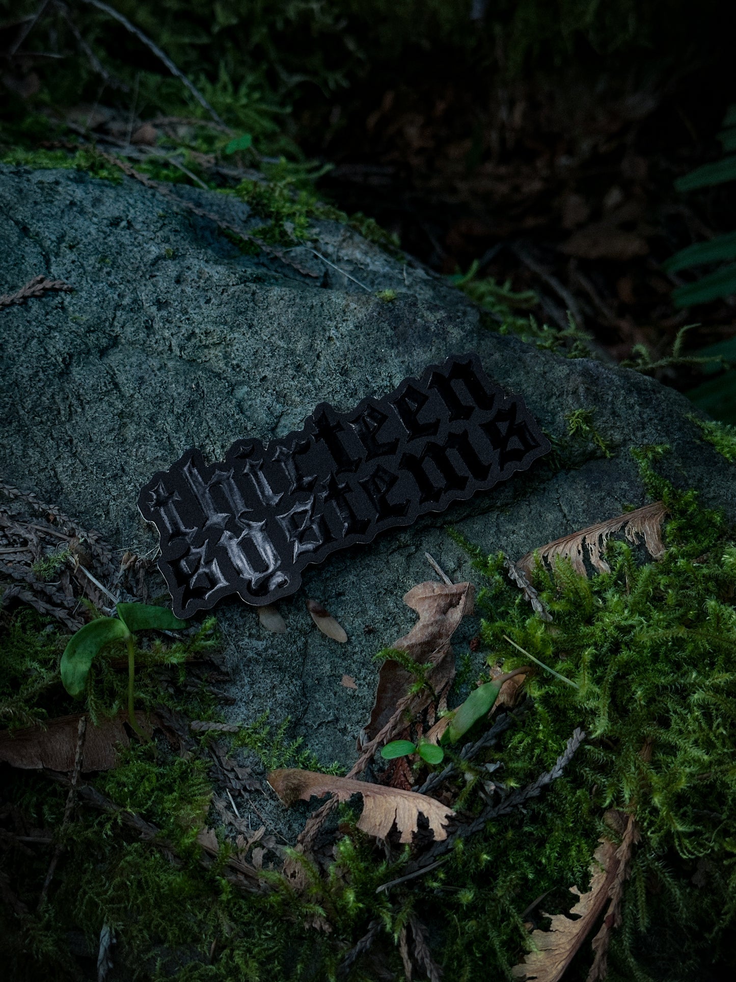 Thirteen Systems Logo Slap - Spot Gloss Black/Black