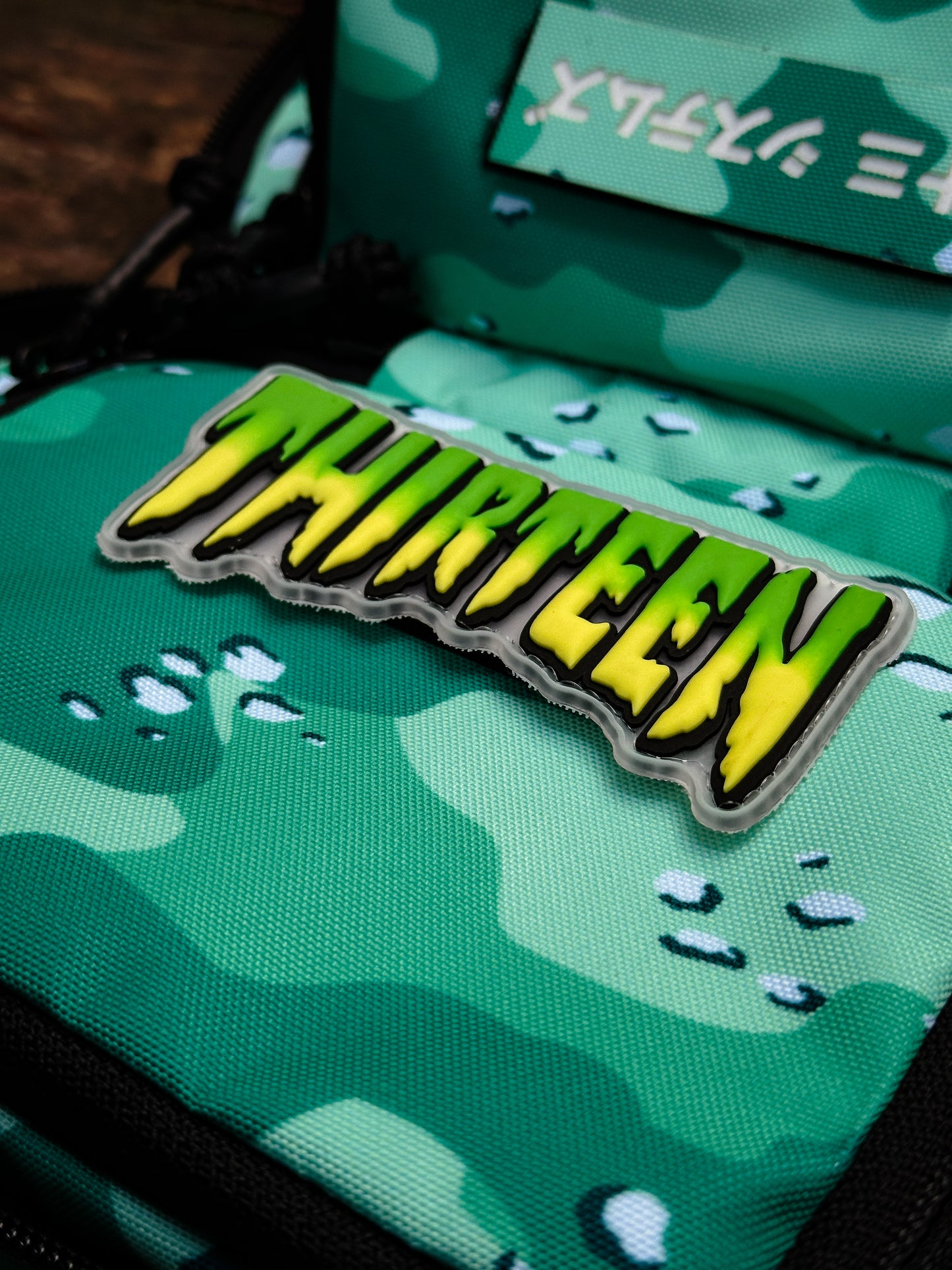 Thirteen Skate PVC Glow Patch