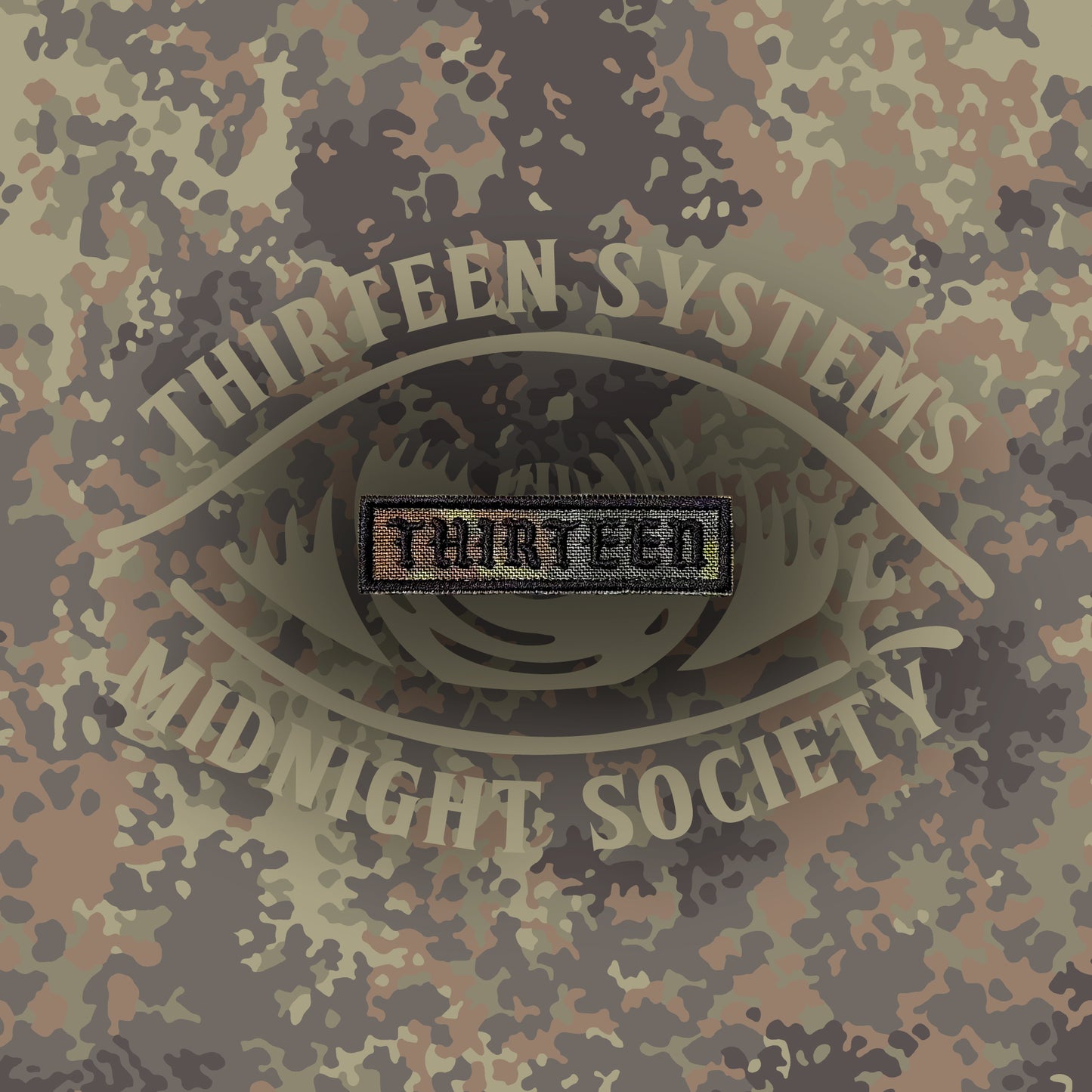 Embroidered Flecktarn Strip Patch