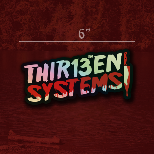 XL Friday the Thirteenth Systems 6x3 Holo Slap