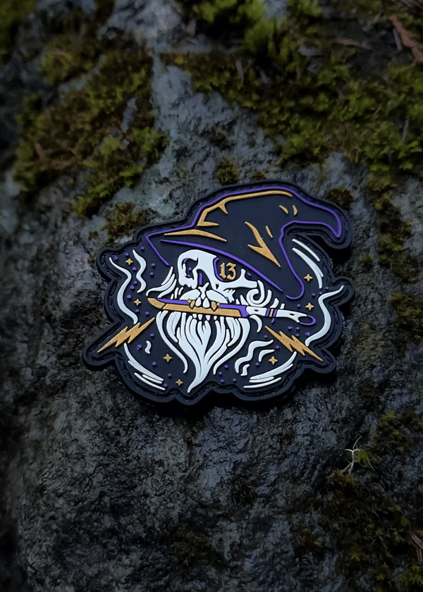 Warlord Entry - Thirteen Wizards Glow PVC Patch