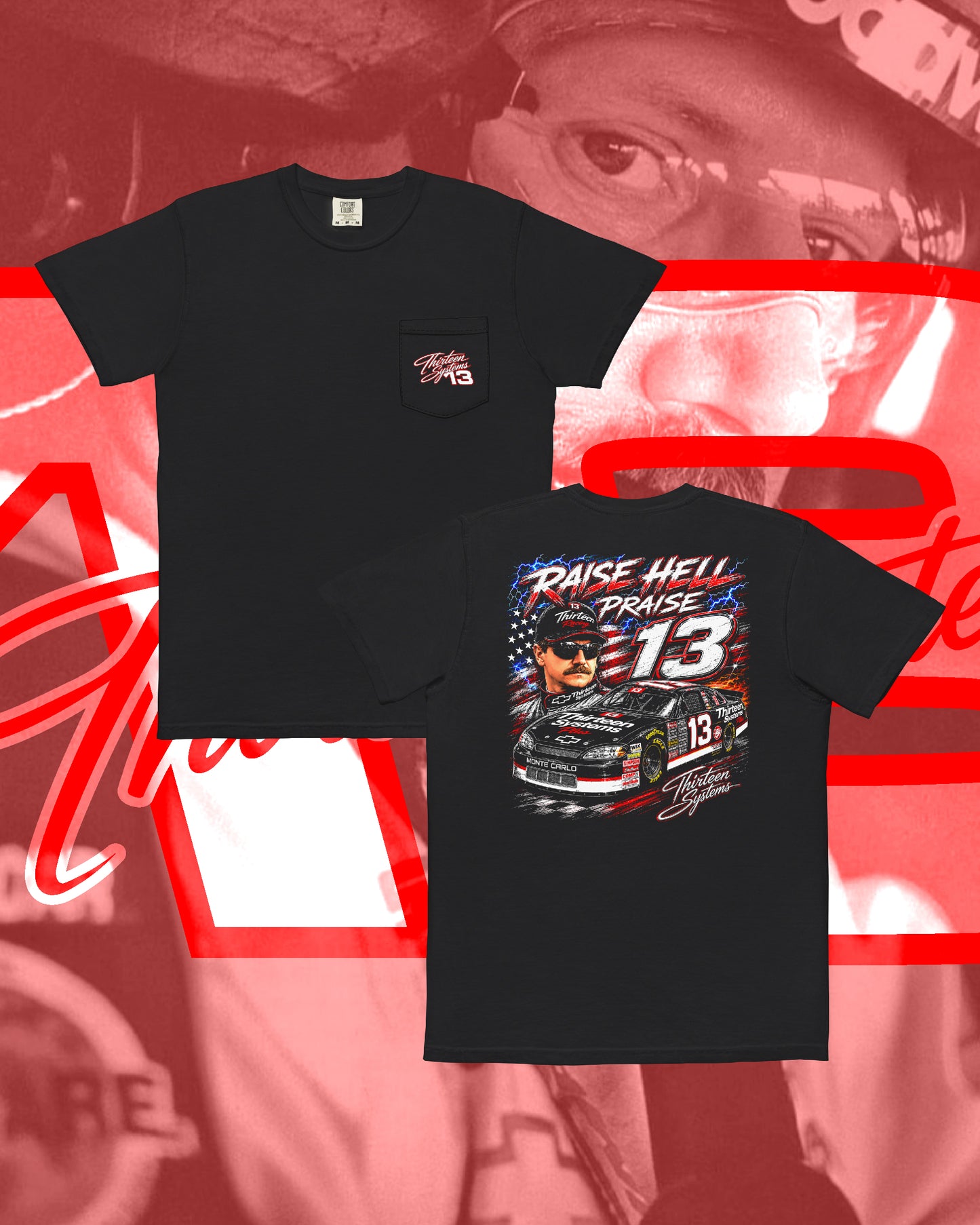 Raise Hell Heavyweight Pocket Tee