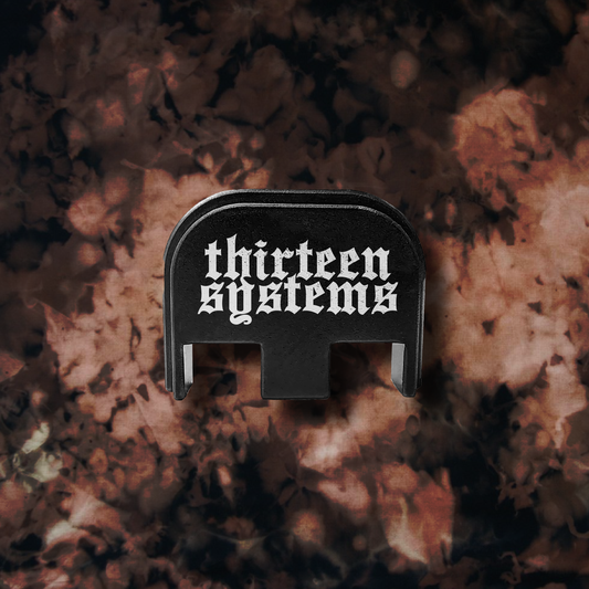 Thirteen Systems Logo Backplate