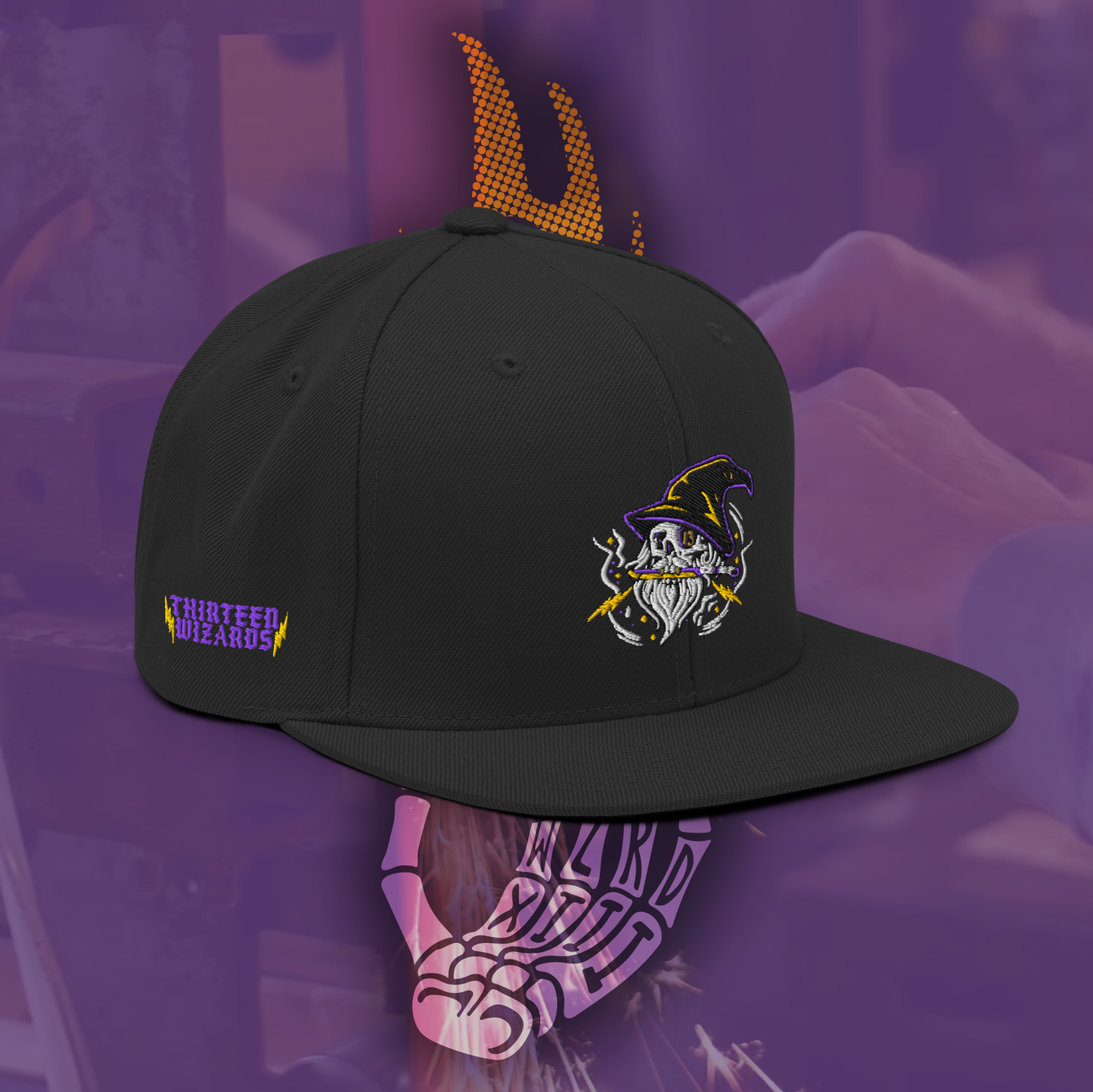 Thirteen Wizards Flatbill Snapback Hat