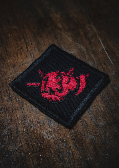 Reaper Badge Patch - Blood Red/Black