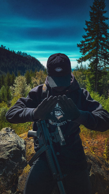 All Seeing Eye Dad Hat - Black