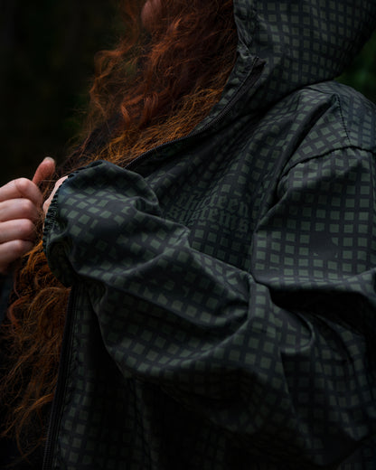 Desert Night Camo Lightweight Zip-Up Windbreaker