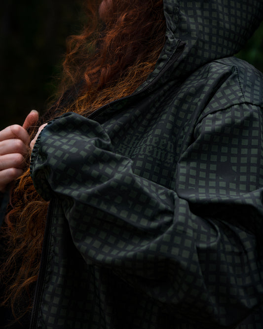 Desert Night Camo Lightweight Zip-Up Windbreaker