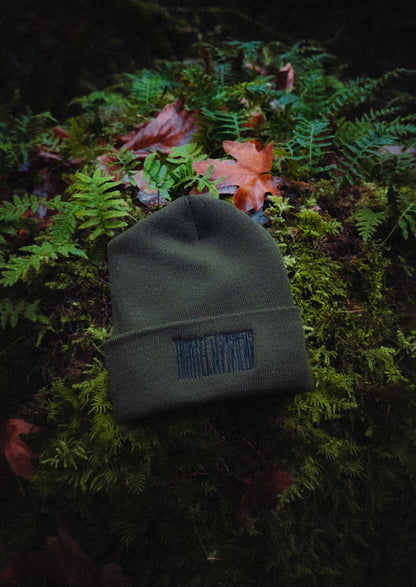 Thirteen Dark Logo Beanie - Ranger Green