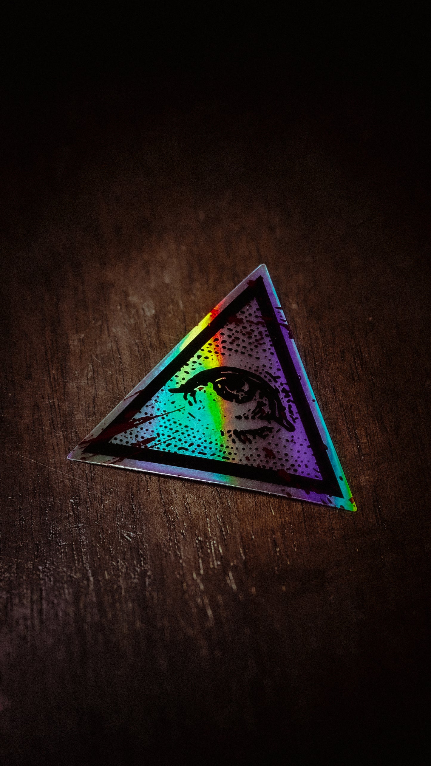 Illuminati Eye Holographic Slap