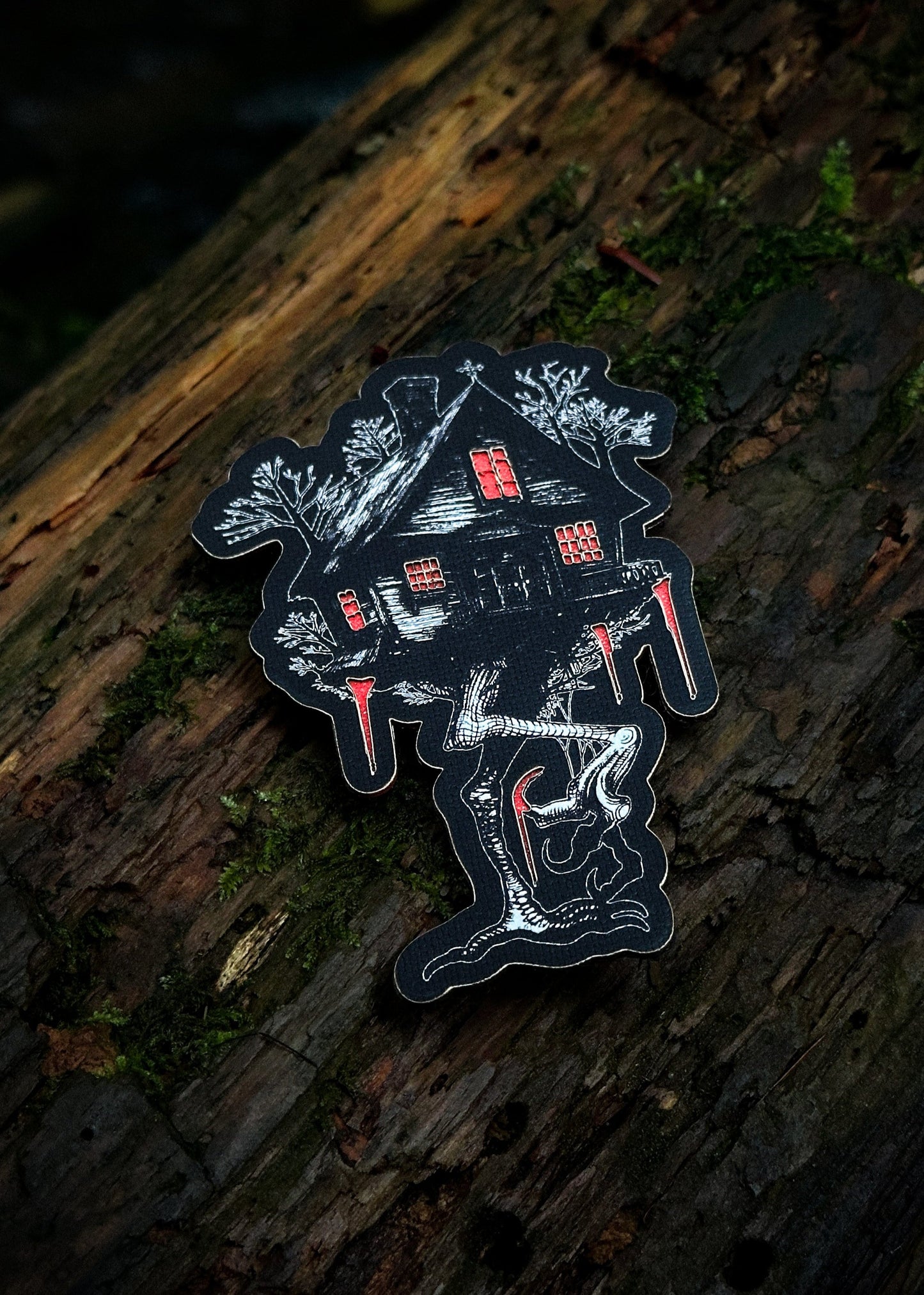 Baba Yaga Printed Glow Patch