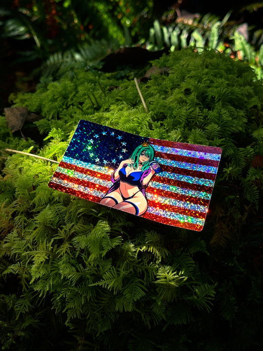 Slush Queen BETSY Flag Glitter Slap
