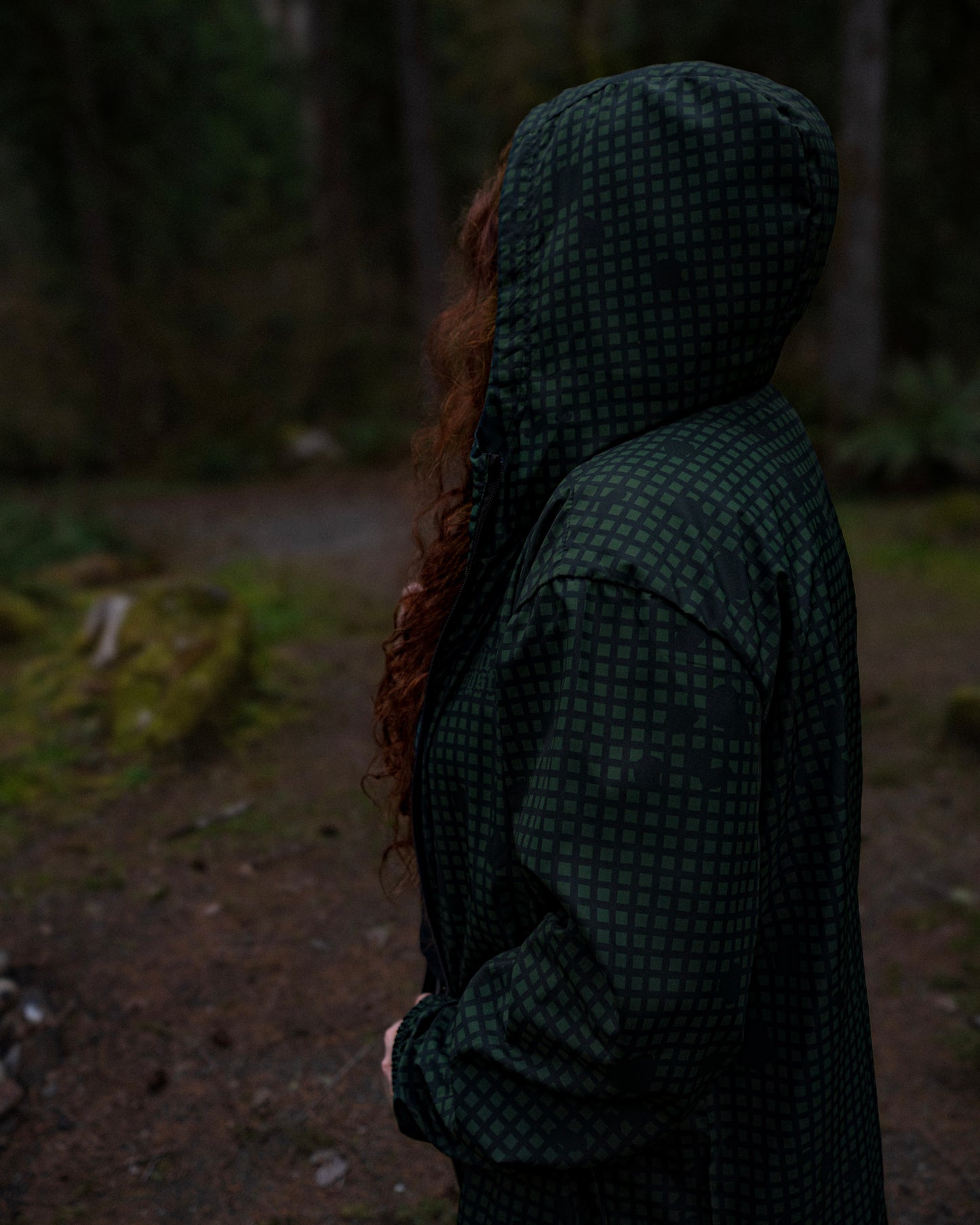 Desert Night Camo Lightweight Zip-Up Windbreaker