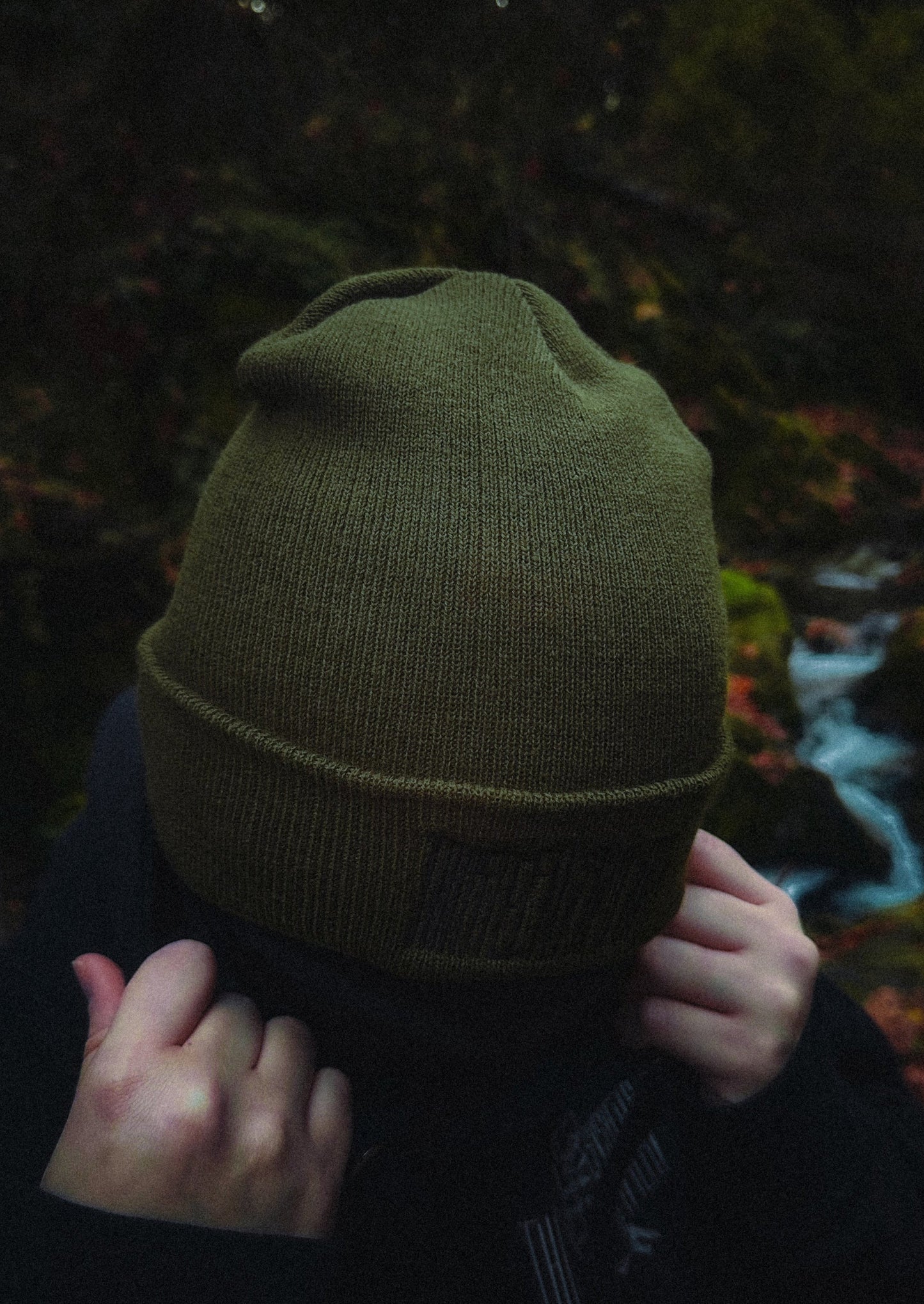 Thirteen Dark Logo Beanie - Ranger Green