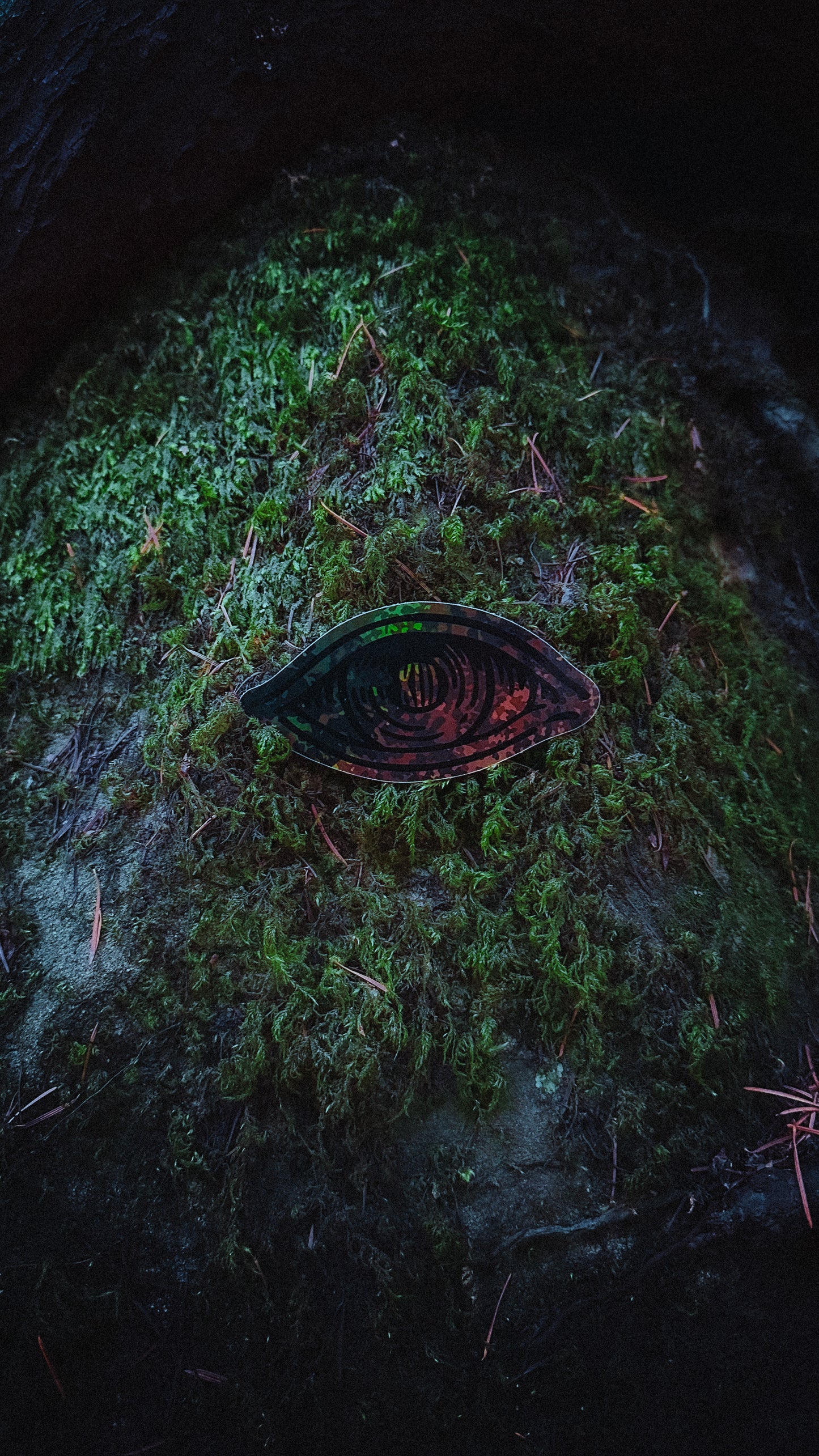 Flecktarn All Seeing Eye Holographic Slap