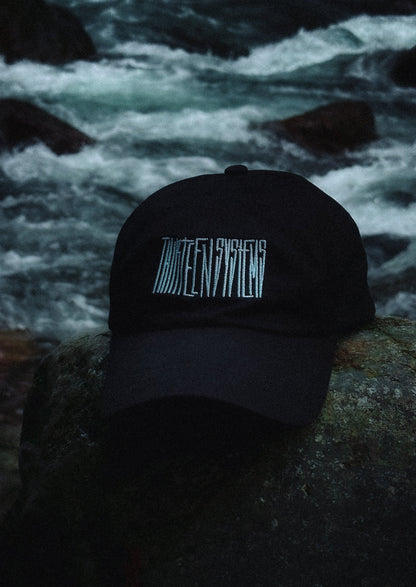 Thirteen Dark Logo Dad Hat - Black