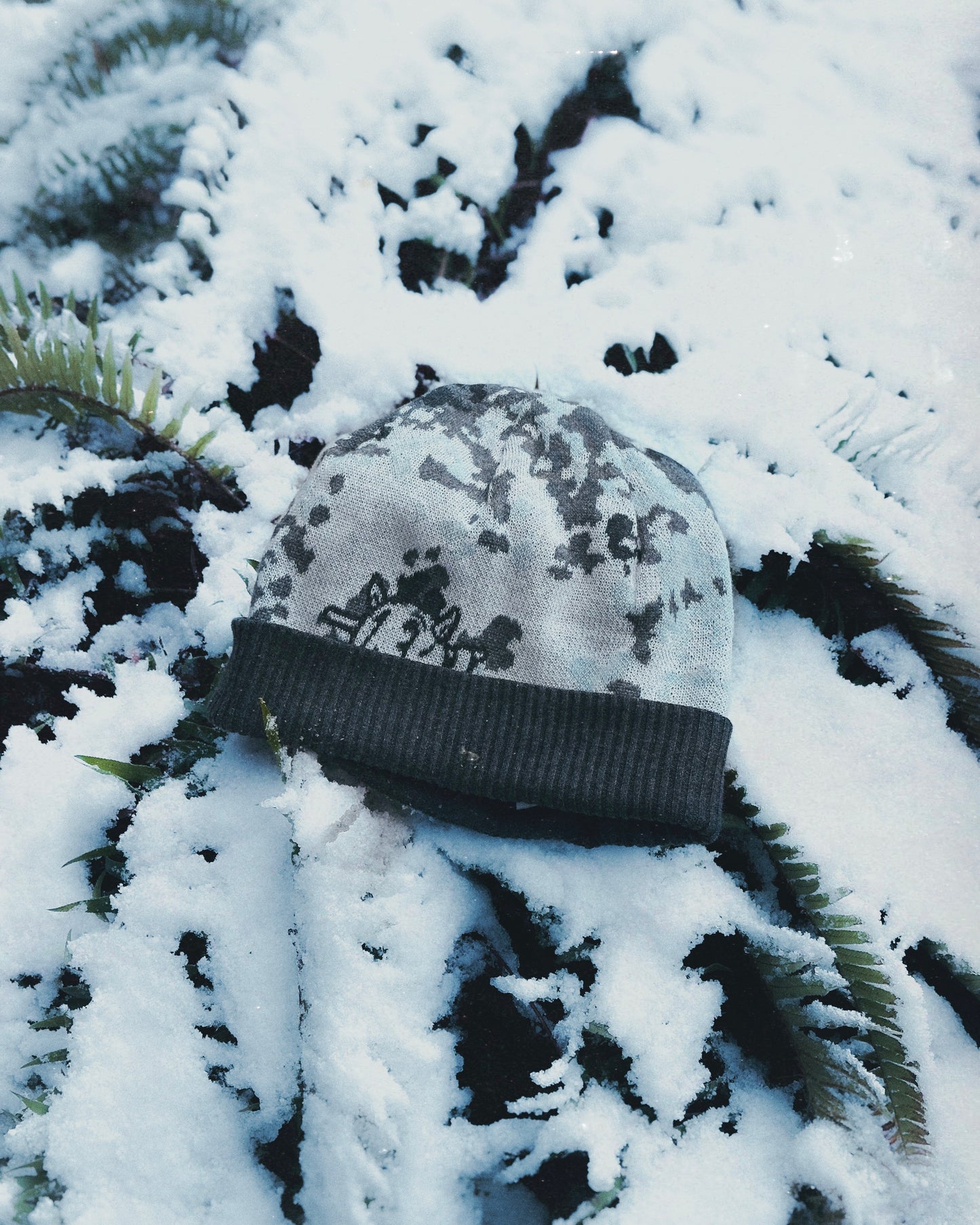 Alpine Flecktarn Cuffed Knit Beanie