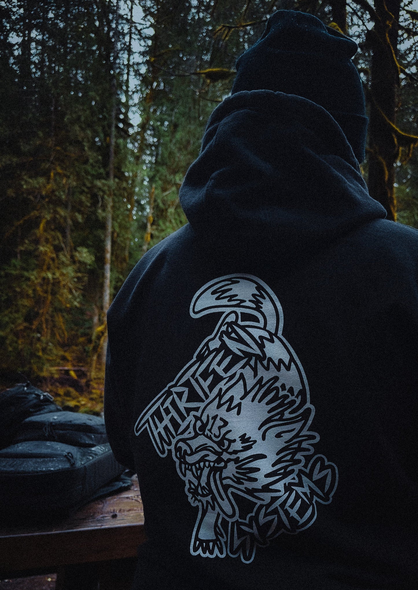 Never Sleep Wolf Hoodie