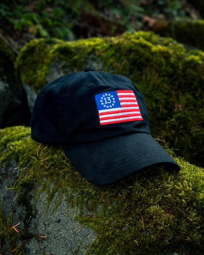 Thirteen Colonies Flag Dad Hat - Full Color