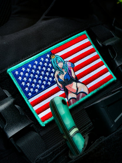 Slush Queen Embroidered Flag Patch