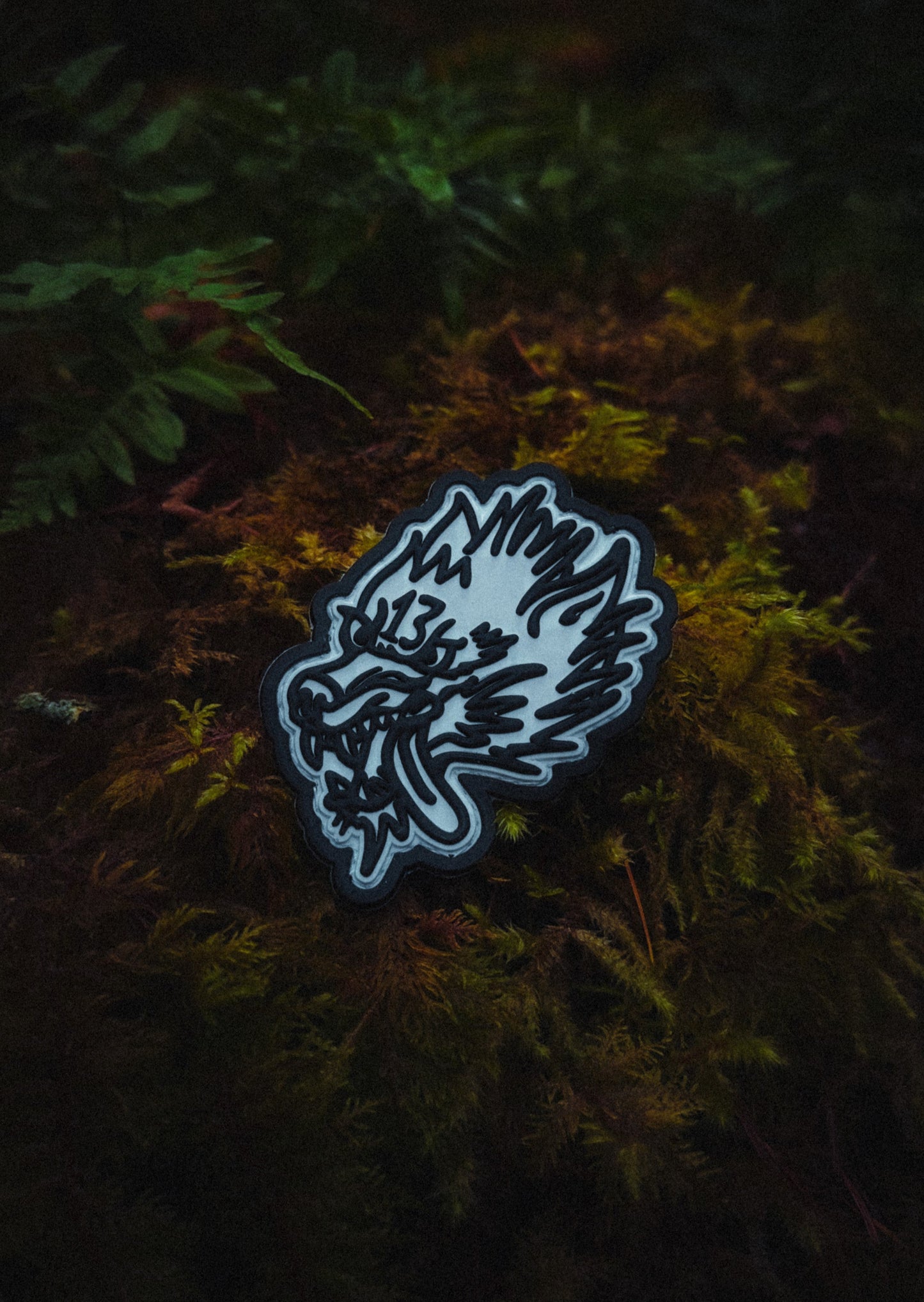 Wolf Head PVC Patch