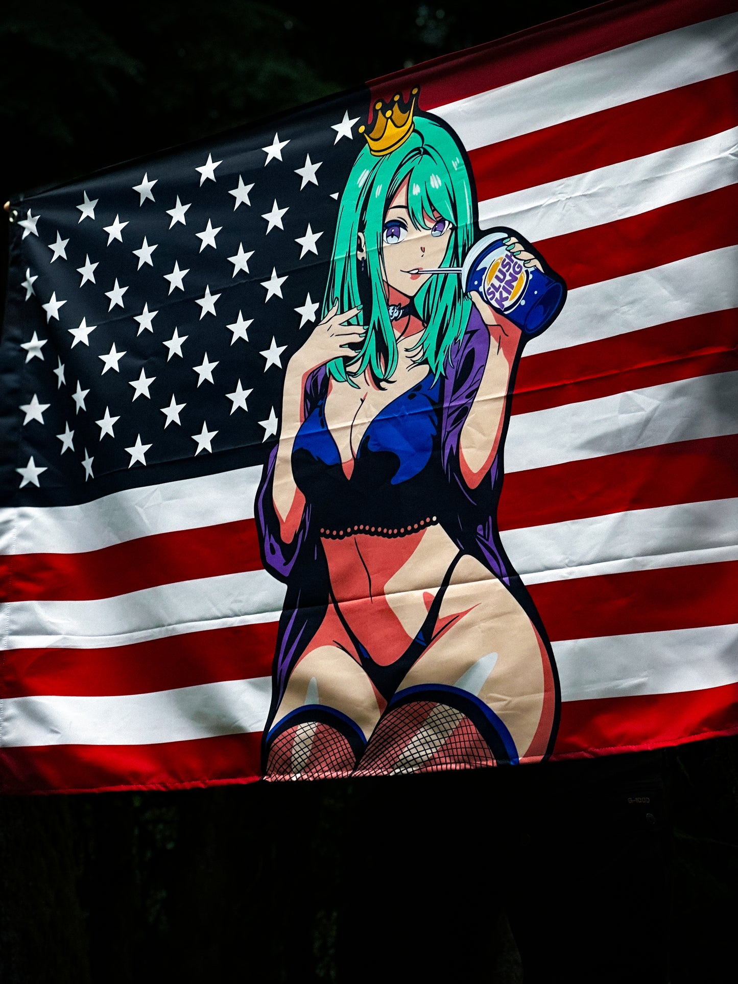 Slush Queen USA Flag