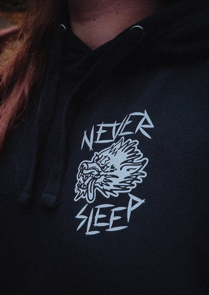 Never Sleep Wolf Hoodie