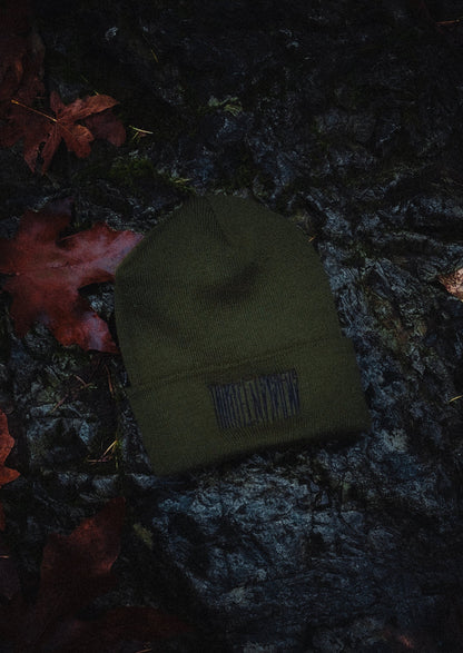 Thirteen Dark Logo Beanie - Ranger Green